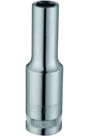 Головка торцевая удлинённая 1/2" 10 мм Sata 13401 — надёжный инструмент для профессионалов!