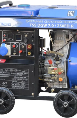 Инверторный дизельный сварочный генератор ТСС DGW 7.0/250ED-R 018692 — надежная сила для профессионалов!