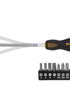 Отвертка с гибким стержнем NEO TOOLS набор 13 шт. 04-215 — идеальное решение для труднодоступных мест!