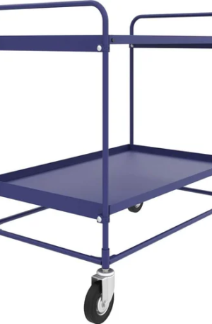 Сервисная двухъярусная тележка RUSKLAD 500x800 мм, СТ 1 125 болт — оптимальное решение для вашего склада!