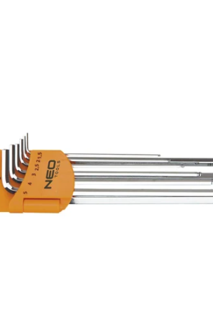 Шестигранные ключи 1.5-10 мм NEO Tools 09-525 — Надежность и точность в каждом обороте!