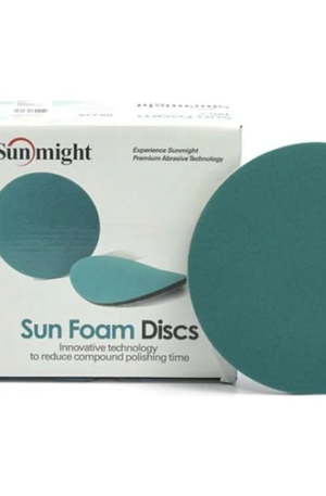 Шлифовальный круг на липучке SUNFOAM SC 150 мм, без отверстий, P360, 10 шт SUNMIGHT 97215 — идеальное решение для вашего ремонта!