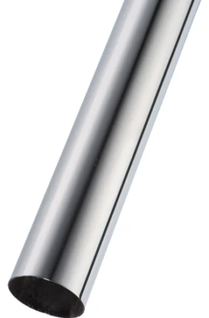 Труба Lemax диаметр 50 мм, длина 3000, 0,8 мм, Д3000 Ш50 В50, хром RAT-50-3000 0,8