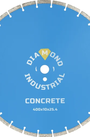 Диск алмазный сегментный по бетону, кирпичу, камню (400 х 10 х 25,4 мм) Diamond Industrial DIDC400