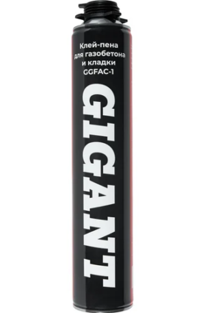 Клей-пена для газобетона и кладки Gigant, 1000 мл, GGFAC-1