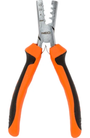 Клещи для обжима наконечников NEO Tools 1.5–6 мм², длина 140 мм, артикул 01-533