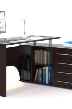 Компьютерный стол СОКОЛ правый венге КСТ-109П КСТ109ПВ5