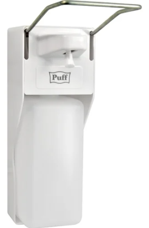 Локтевой дозатор для жидкого мыла и дез. растворов Puff 8197 1000 мл, пластиковый 1402.180