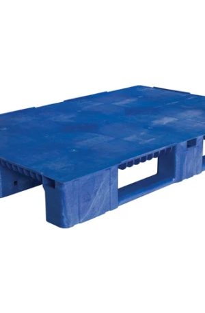 Паллет Тара.ру 1200x800x150 мм сплошной на 3-х полозьях синий 08695