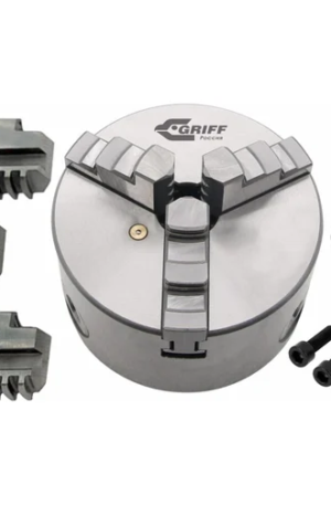 Патрон токарный 250 мм, 3-х кулачковый, 7100-0009П, с прямыми и обратными кулачками GRIFF b208070