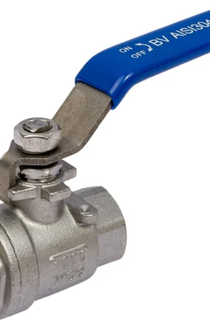 Шаровой кран АТКА нержавеющий муфтовый Ду15 Ру63 артикул 1017010102