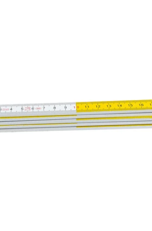 Складной деревянный метр 1 м, желто-белый TOPEX 26C005
