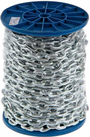 Сварная короткозвенная цепь КРЕП-КОМП DIN766 м8 15м цк8