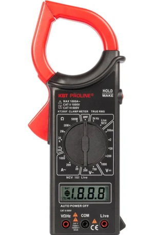Цифровые токовые клещи КВТ KT 266F PROLINE 79133
