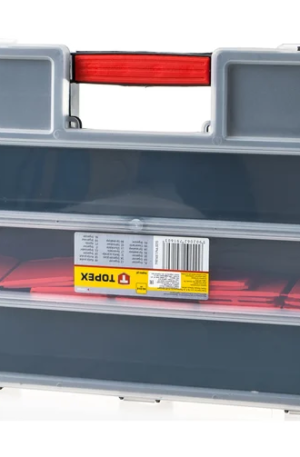 Ящик-органайзер для крепежа XL TOPEX с регулируемыми перегородками 79R160
