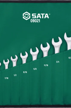 Набор комбинированных дюймовых ключей SATA 11 предметов 09021